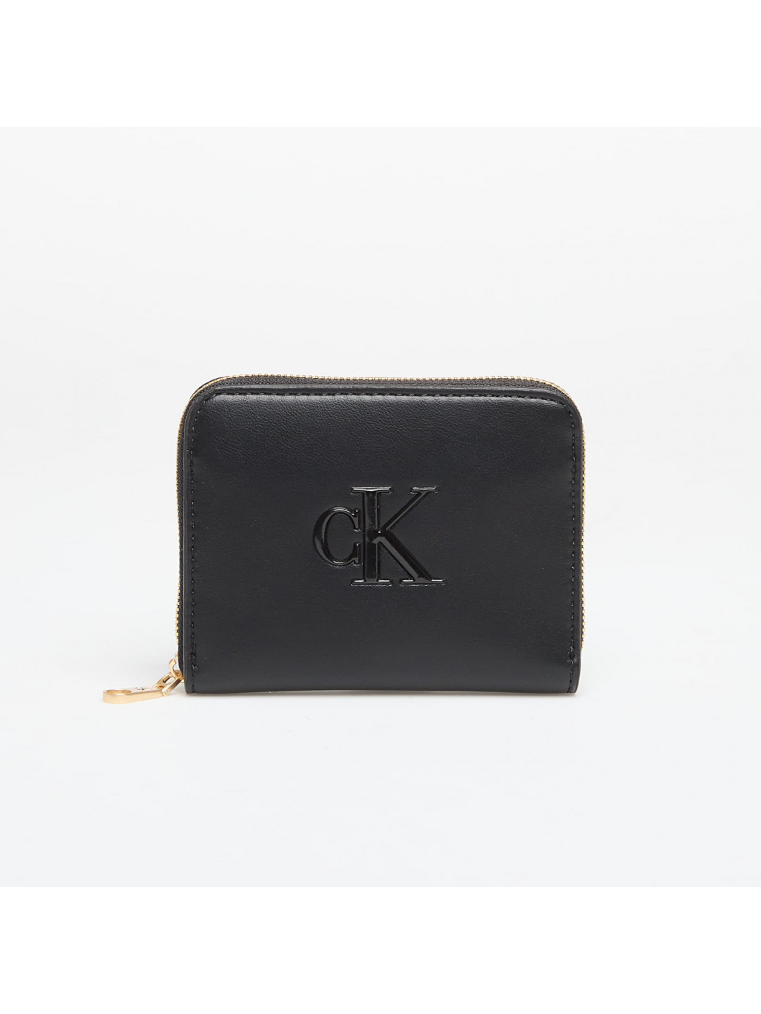 Peněženka Calvin Klein Bold Ck Medium Zip Around Black Universal